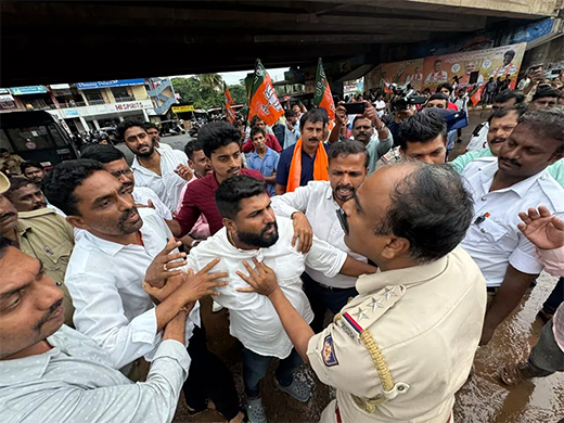 Main news BJP and police war